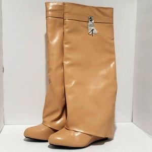 EGO " I am the one" neutral knee high boots women's size 4